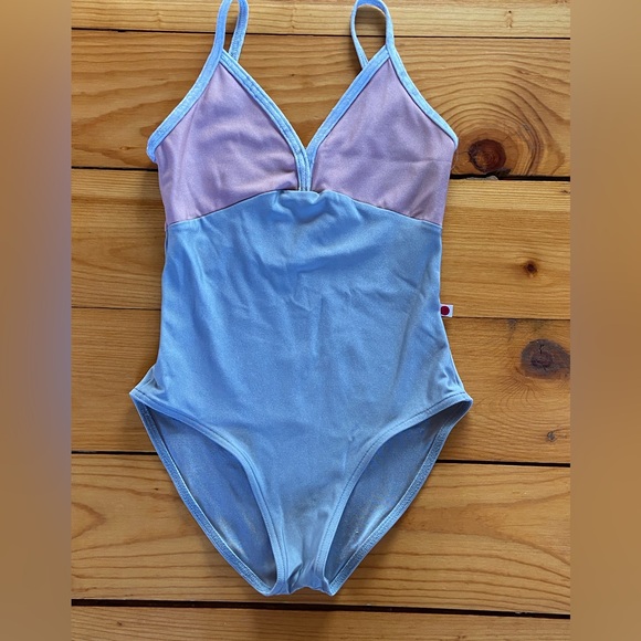 Yumiko Pink and Gray Women's Leotard XS - Picture 3 of 5
